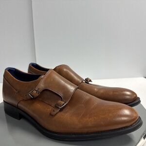 Ted Baker London‎ Cathon Double Monk Strap Loafer Brown Size 11 Comfort Walking
